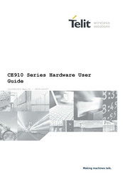 Telit Wireless Solutions CE910B-DUAL Hardware User's Manual