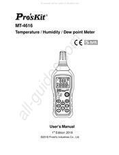 Pro's Kit MT-4616 User Manual