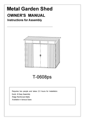 Moebelix T-0608ps Owner's Manual