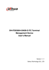 Dahua Technology DH-ITSE0804-GN5B-D User Manual