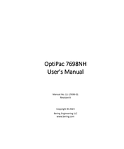 Bering OptiPac 7698NH User Manual
