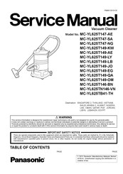 Panasonic MC-YL625T149-QA Service Manual