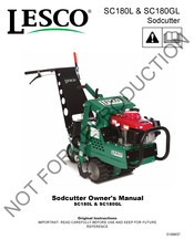Lesco SC180GL Owner's Manual