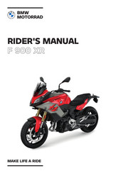 BMW Motorrad F 900 XR Rider's Manual