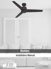 Hunter Malden Installation Manual