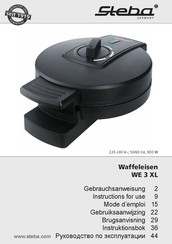 Steba WE 3 XL Instructions For Use Manual