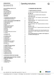 ebm-papst K3G500-AP25-90 Operating Instructions Manual
