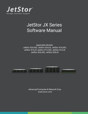JetStor 812JXD Software Manual