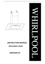 Whirlpool AKR3200/IX Instruction Manual
