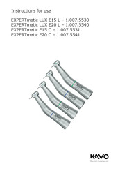 KaVo EXPERTmatic LUX E15 L Instructions For Use Manual