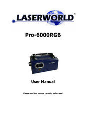 Laserworld Pro-6000 RGB User Manual