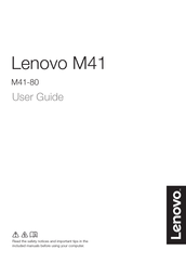 Lenovo M41-80 User Manual