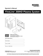 Lincoln Electric FineLine 300HD Operator's Manual