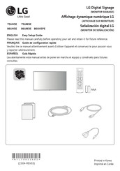 LG 86UM3E-B.AUS Easy Setup Manual