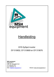 GYS GySpot GY 019669 User Manual