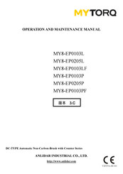 ANLIDAR MyTorq MY8-EP0103L Operation And Maintenance Manual
