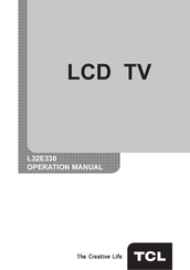 TCL L32E330 Operation Manual