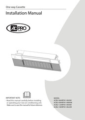 ACPro ACBU-09HRFN1-MW0W Instruction Manual