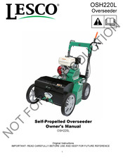 Lesco OSH220L Owner's Manual