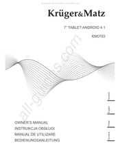 Krüger & Matz KM0793 Owner's Manual