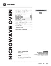 GE PEB9159SJSSGE Owner's Manual