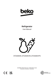 Beko CFG4686W User Manual
