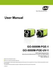 JAI GO-5000M-PGE-UV-1 User Manual