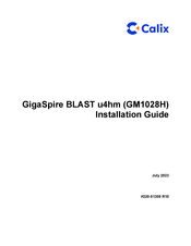 Calix GigaSpire BLAST u4hm Installation Manual