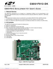 Silicon Laboratories C8051F912-DK User Manual