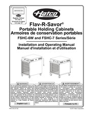 Hatco FLAV-R-SAVOR FSHC-6W Series Installation And Operating Manual
