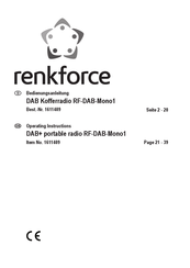 Renkforce 1611409 Operating Instructions Manual