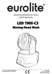 EuroLite LED TMH-C3 Moving-Head Wash User Manual