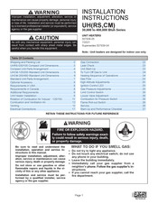 Adp UHRS-075A Installation Instructions Manual