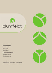 Blumfeldt Partyzelt 10029436 Quick Start Manual