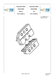 TE Connectivity ERGOCRIMP 4-1579001-6 Instruction Sheet