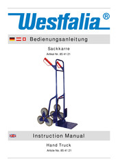 Westfalia 85 41 21 Instruction Manual