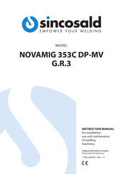 Sincosald NOVAMIG 353C DP-MV G.R.3 Instruction Manual