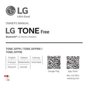 LG TONE Free TONE-DFP9W Owner's Manual
