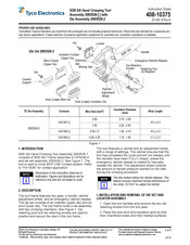 Tyco Electronics SDE-SA 2063526 Series Instruction Sheet