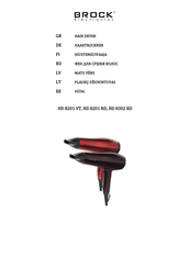 Brock HD 8201 RD Manual