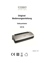CASO DESIGN VC15 Original Operating Manual