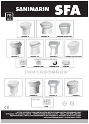 SFA SANIMARIN 43 EXCLUSIVE MEDIUM Installation Instructions Manual