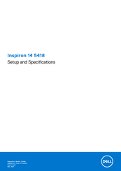 Dell Inspiron 14 5418 Setup And Specifications
