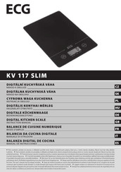 Ecg V 117 SLIM Instruction Manual