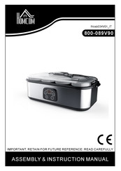 HOMCOM SNJ-159B Assembly & Instruction Manual