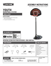 Lifetime YOUTH 90269 Assembly Instructions Manual