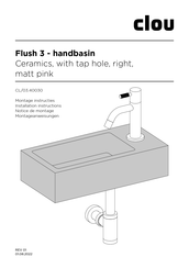 Clou Flush 3 CL/03.40030 Installation Instructions Manual