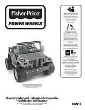 Fisher-Price POWER WHEELS BGN15 Owner's Manual