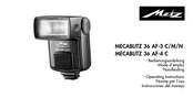 Metz MECABLITZ 36 AF-3 C Operating Instructions Manual