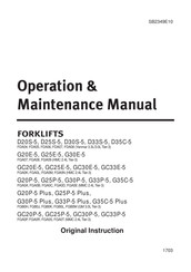 Doosan D30S-5 Operation & Maintenance Manual